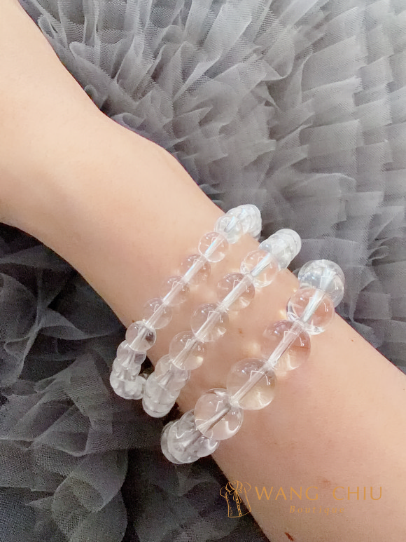 8MM) 高品全淨體白水晶251264-2 {預購+現貨} | WANG CHIU Boutique